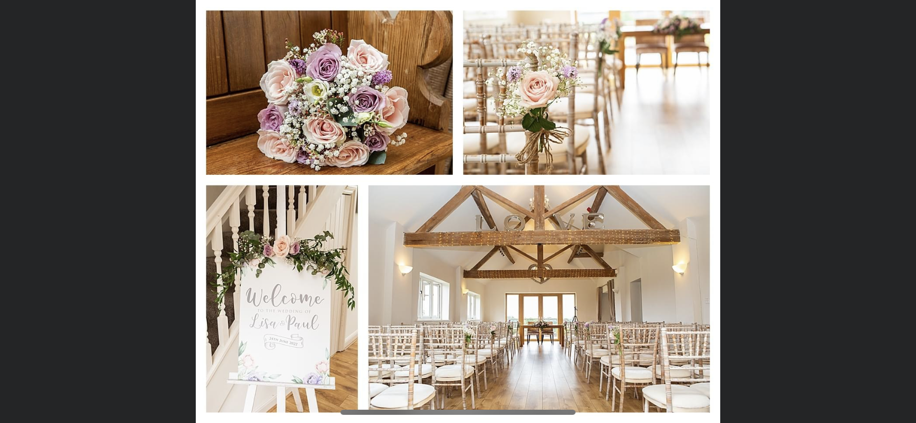 Bordesley Park weddings with flair with flowers
