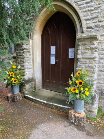 Sunflower church churns