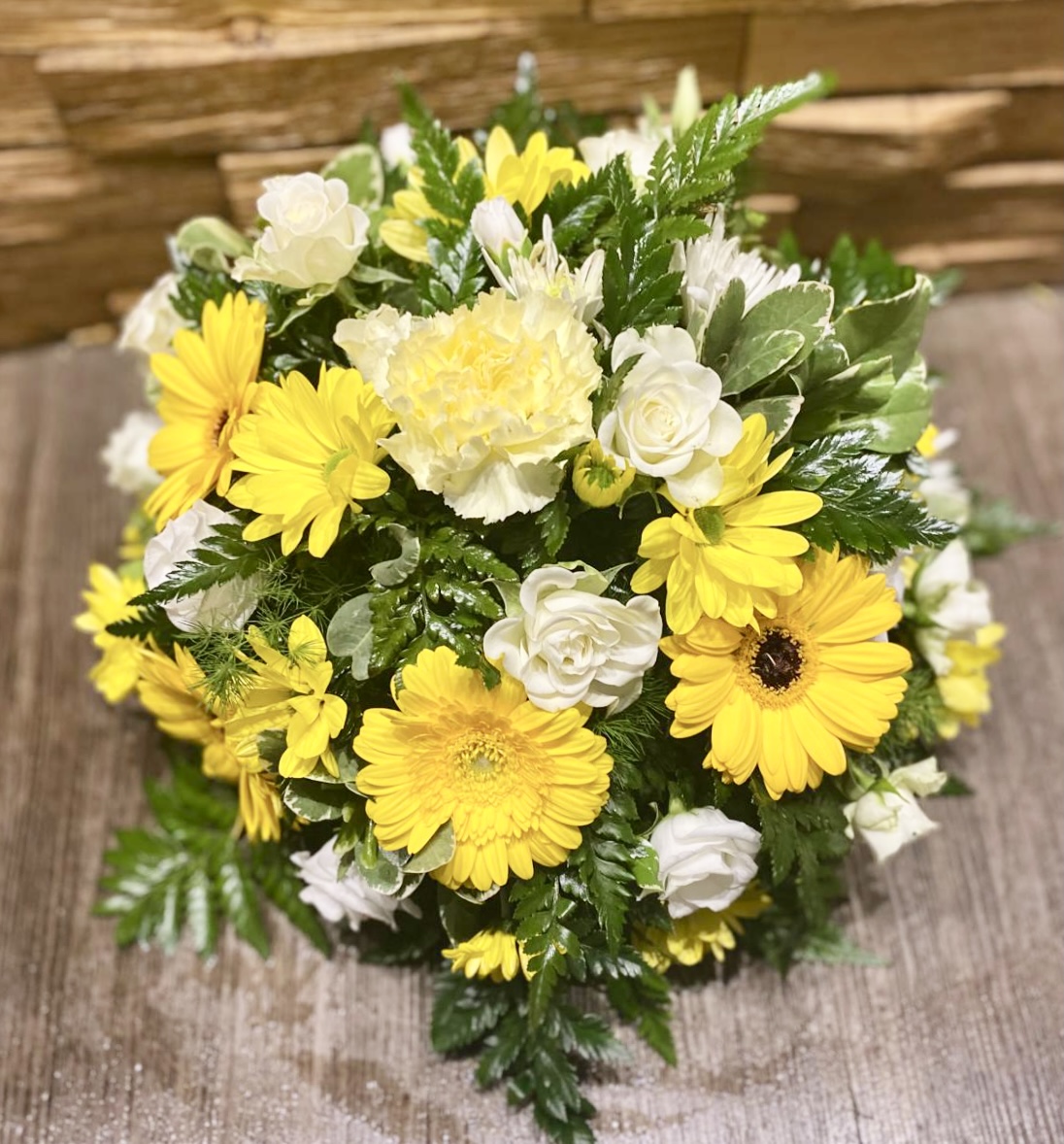 Posy Yellow(can be in any colour) £30.00 – £50.00 A pretty & delicate all round posy arrangement. Colours of your choice. Same day delivery. Due to seasonal variations some items may be substituted to produce a display of equal quality and value. Professionally arranged by our expert florists with care. Delivered by hand by our own driver. Click & collect is also available