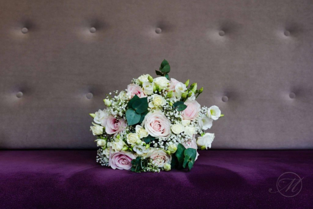 Bridal hand tied vintage bouquet