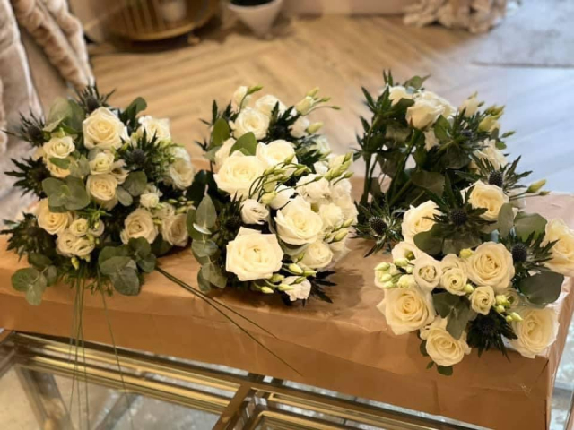 Bridal & bridesmaid bouquets to go to Bordesley Park