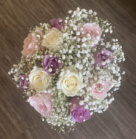 vintage style bridal bouquet