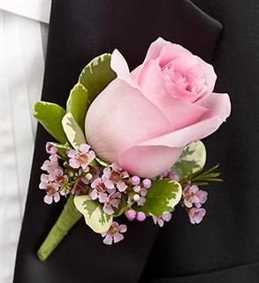 pretty pink rose wax flower pink wedding