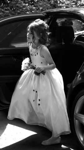 Child bridesmaid posy