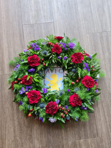 Aston villa wreath