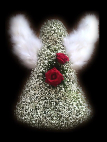 angel funeral tribute