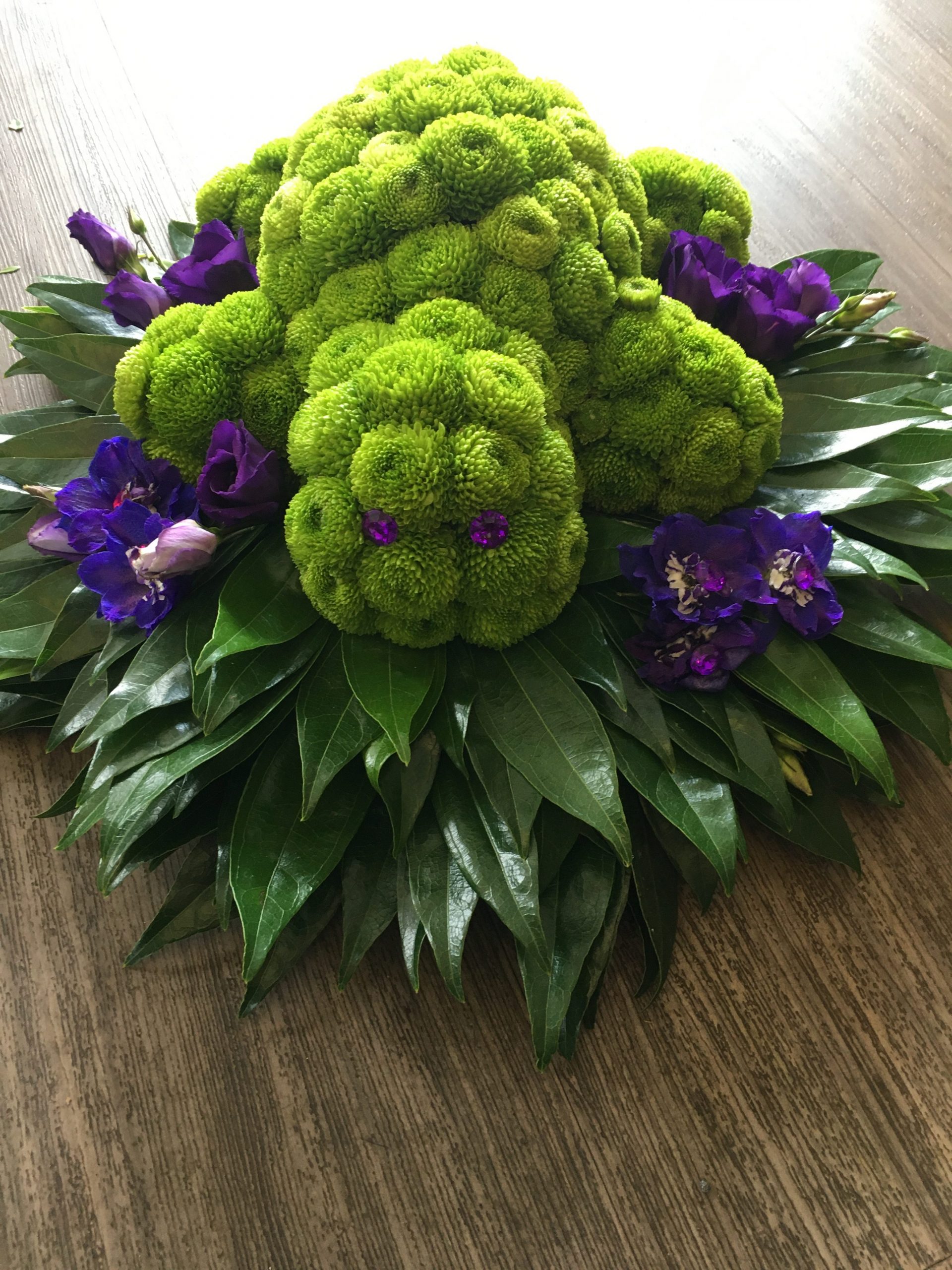 Bespoke funeral tribute of a Turtle