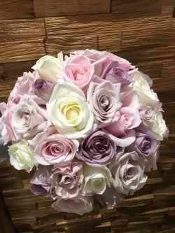 hand tied wedding bouquet